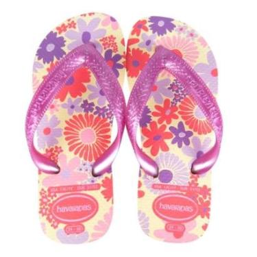 Imagem de CHINELO HAVAIANAS INFANTIL FLORES 4000052-Unissex