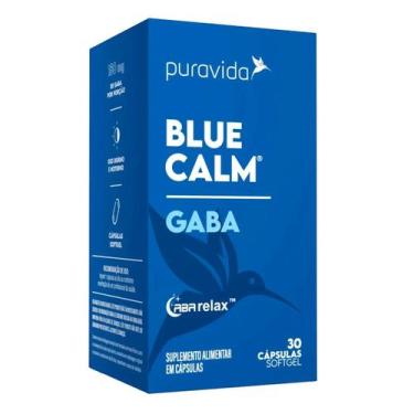 Imagem de Blue Calm Gaba Puravida 30 Cápsulas Sem Sabor Sabor:Sem Sabor - Pura V