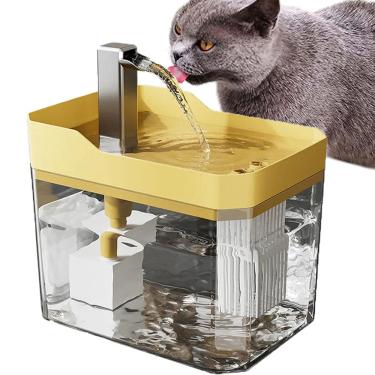 Imagem de Bebedouro Fonte Agua Automatico Gato Cachorro Pet Cao Animais Bomba Hidrataçao Saudavel...