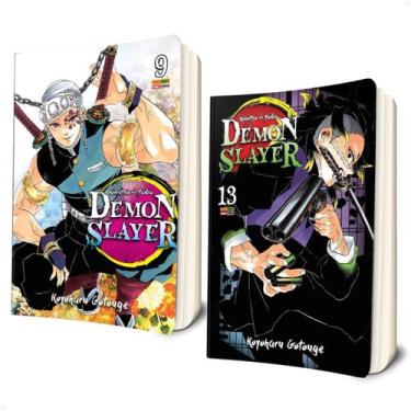 Imagem de Demon Slayer, Kimetsu No Yaiba  Mangá Volume 9 Ao 13 - KIT Panini