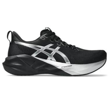 Imagem de Tênis Asics Novablast 5 Platinum Masculino, Prata, Preto, 46