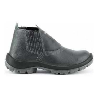 Imagem de Bota Botina Segurança Crival Bico Pvc Trabalho Elástico Epi, 39