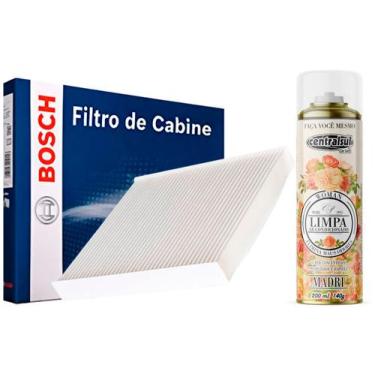 Imagem de Kit Filtro De Ar Condicionado Vw Gol G6 2012/2022 + Limpa Ar Condicion