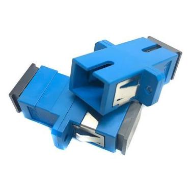 Imagem de Acoplador Óptico Sc/upc (azul) - Embalagem Com 20 Pçs - Tebera