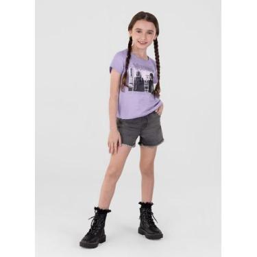 Imagem de Blusa de malha Wandinha Infantil menina Brandili Lilás, Lilás, 16