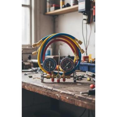 Imagem de 2x Manifold Ar Condicionado R410/R32: Precisão Total - Congratulations