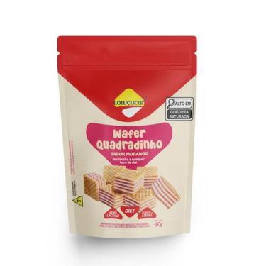Imagem de Wafer Quadradinho Morango Zero Lactose Diet Lowçucar 60g