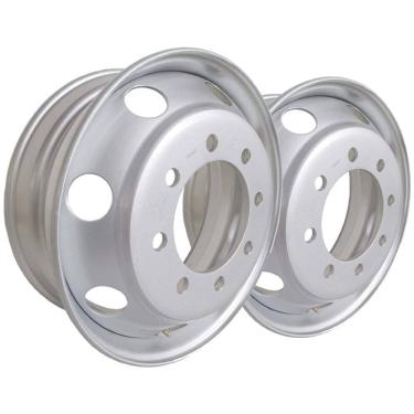 Imagem de Combo 2 Rodas Mercedes Benz 1113 Carreta 22.5 X 7,5 BZ0184  8 Furos Cônico Bz Automotive