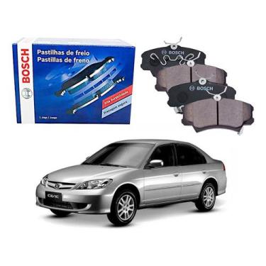 Imagem de Pastilha Freio Dianteira Bosch Civic 1.7 2004 A 2006