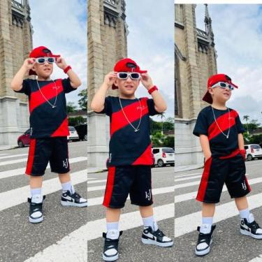 Imagem de Conjunto Infantil e Juvenil Masculino Kvani Joy Bermuda e Camisa Menin