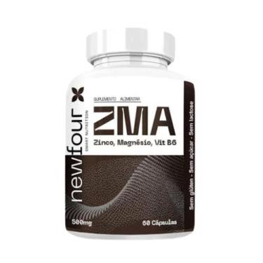 Imagem de ZMA 500mg 60 cápsulas New Four Sem sabor Sabor:Sem sabor, Sem sabor