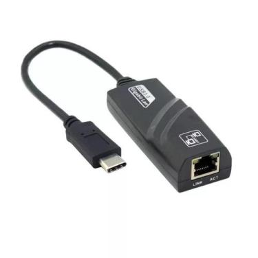 Imagem de Adaptador Gigabit Lan Rede Usb Type-c 3.0 10/100/1000 - Keedi