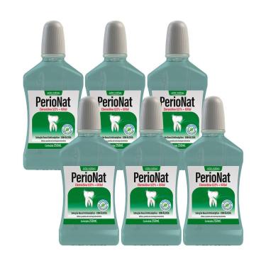 Imagem de Kit 6 Und Perionat Solução Bucal Com Álcool 250ml