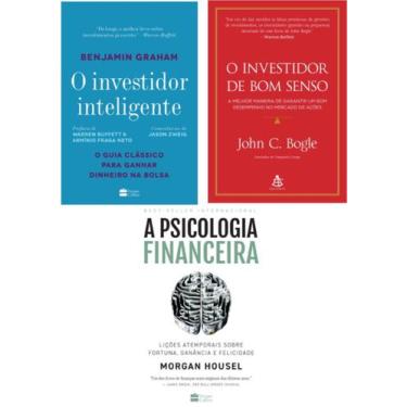 Imagem de Kit Investidor Inteligente Psicologia Financeira Investidor de Bom Sen