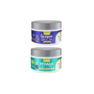 Imagem de Kit Lixapéx Esfoliante + Pémax Hidratante Parafina + Argan Spa Dos Pés