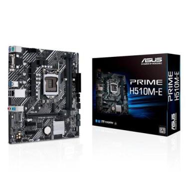 Imagem de Placa Mãe Asus Prime H510M-E, Intel LGA 1200, microATX, DDR4 - 90MB17E