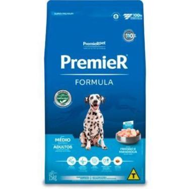 Imagem de Ração Seca Premier Ambientes Internos para cães de raça média sabor fr