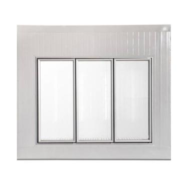 Imagem de WALK IN COOLER GALLANT RESFRIADOS 3 PT VIDRO COM PISO PAINEL