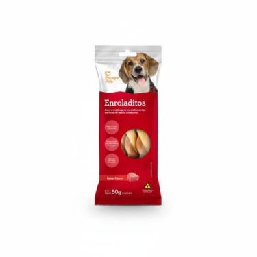 Imagem de Enroladitos Carne Papaya Pets Petisco Cães Adultos 50g 3un