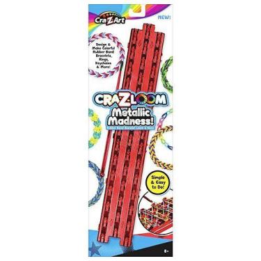 Imagem de Cra-z-Art - Metallic Madness - Faça sua pulseira (Vermelho)