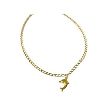 Imagem de Tornozeleira Golfinho Ouro 18k Ishizaki - 2.23