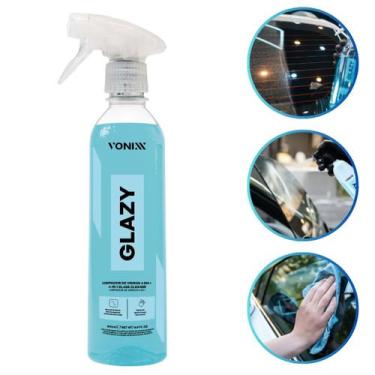 Imagem de Limpa Vidros Automotivo Glazy Redutor De Atrito 4 Em 1 Protege Condici