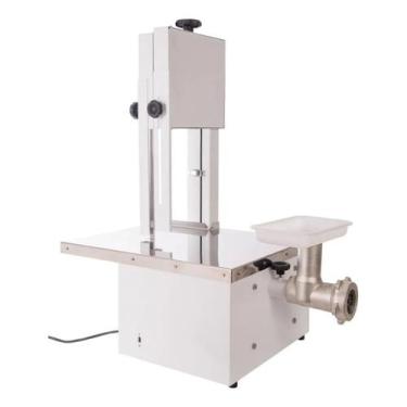 Imagem de Serra Fita 146 Mm Moedor Boca 5 Semi Inox Açougue Delta Gril