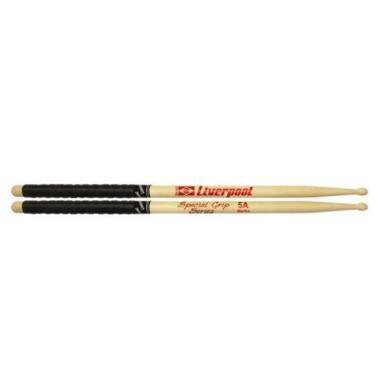 Imagem de Baqueta Liverpool 5A Emborrachada Profissional Special Grip