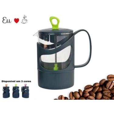 Imagem de Cafeteira Prensa Francesa Cremeira 600 Ml Café Chá Em Vidro - Casita