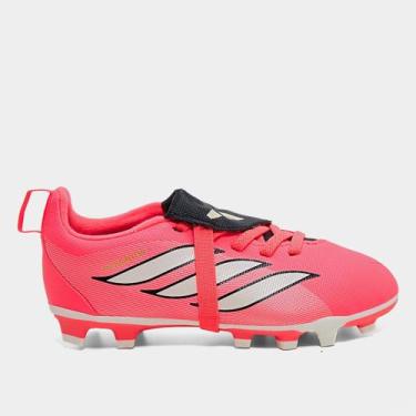 Imagem de Chuteira Campo Adidas Predator Língua Dobrável Copa Do Mundo, Pink, Pr