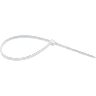 Imagem de Abraçadeira de nylon branca 3,6 x 200 mm com 100 peças - Nove54
