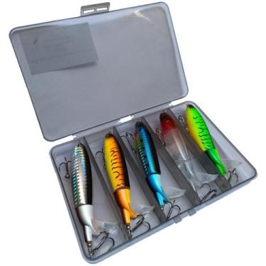 Imagem de Isca Artificial Whopper Popper Plug Rabo C/ Hélice 5 Unidade - Pescado