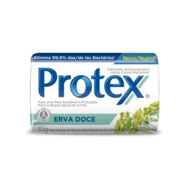 Imagem de Sabonete Protex Erva Doce Antibacteriano 85g Embalagem com 12 Unidades