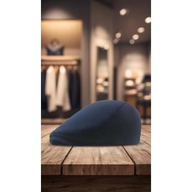Imagem de Boina Italiana Masculina Azul-Escuro Ajustável - Congratulations Store