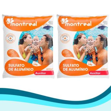 Imagem de Kit 2 Sulfato de Aluminio Montreal Decantador e Auxiliar de Filtração 