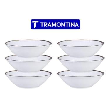 Imagem de Conjunto 6 Tigelas Bowls Canyon Porcelana 18 cm Tramontina