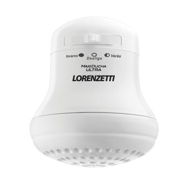 Imagem de Ducha Maxi Ducha Ultra Elétrica 5500W Instalação de Parede com Grande Espalhador Branco Lorenzetti 220V