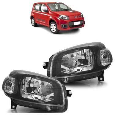 Imagem de Farol Dianteiro Uno Way Vivace Attractive 2010 2011 2012 2013 2014 201