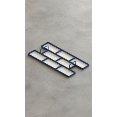 Imagem de Molde Concreto Tijolinho 30x60cm Aço Carbono - Congratulations Store