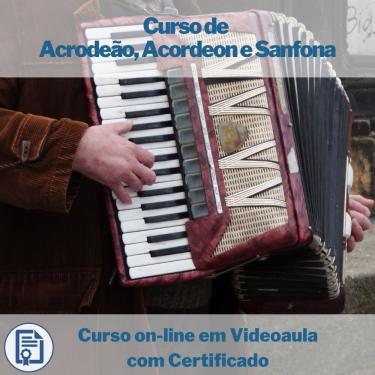 Imagem de Curso on-line em videoaula de Acrodeão, Acordeon e Sanfona com Certificado