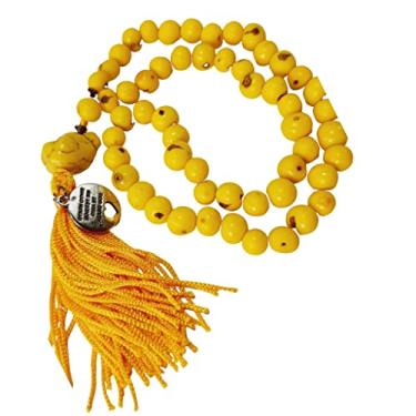 Imagem de Japamala 54 Contas Semente de Açaí Ho'Oponopono (Amarelo)