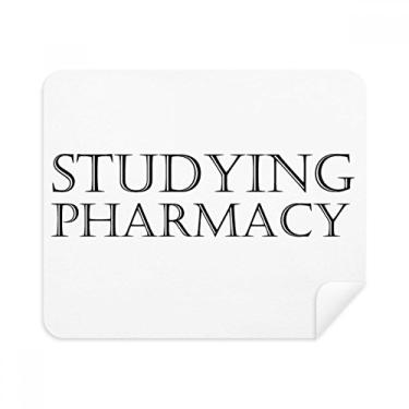 Imagem de Limpador de tela de pano de limpeza de farmácia de frase, 2 peças, tecido de camurça