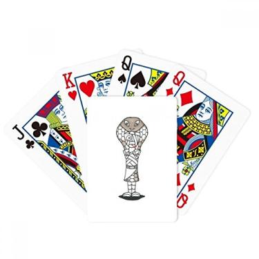 Imagem de DIYthinker Egypt Mummy Horus Snake Hat Poker Playing Magic Card Jogo de Tabuleiro Divertido