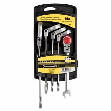 Imagem de Jogo Chave Combinada Com Catraca  5peças 8 A 14mm 9ny