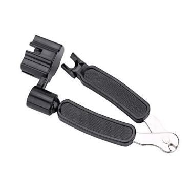 Imagem de Enrolador de cordas de guitarra, extrator de pinos de liga de aço, ferramenta de corda para baixo