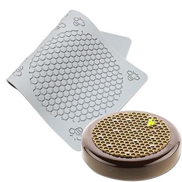 Imagem de Molde de bolo de fondant de silicone de abelhas em colmeia para decoração de bolos de cozinha e cupcake moldes de silicone para assar colmeia moldes de chocolate doces Sugarcraft M