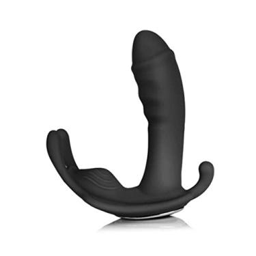 Imagem de Vibrador Feminino 10 Velocidades Sexuais Estimulador Duplo Clitóris & Ponto G Com Controle Remoto Zatla (Preto)