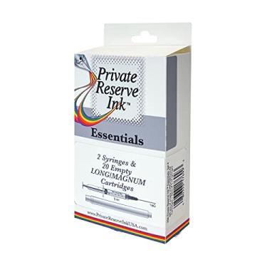 Imagem de Private Reserve Ink Essentials – Kit 2 (20 cartuchos longos vazios + 2 seringas de 5 ml)