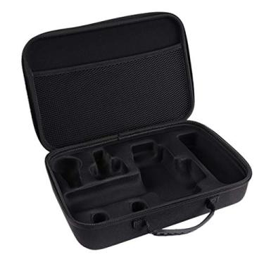 Imagem de Qudai Bolsa de armazenamento para pistolas de massagem portáteis EVA + 600D Caixa de massageador de pano Estojo à prova de choque para 4 cabeças de massagem e 1 carregador Acessórios para pistola d BD