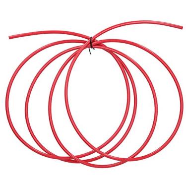 Imagem de Tubo de óleo de freio de bicicleta, forte e durável com revestimento de nylon, tubo de óleo de freio, resistência durável a altas e baixas temperaturas, uso seguro para viagem de mountain bike (vermelho)